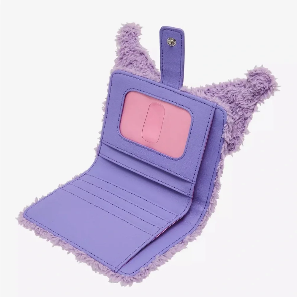 Loungefly Kuromi‎ Pastel Fuzzy Mini Wallet Hot Topic Sanrio Hello Kitty